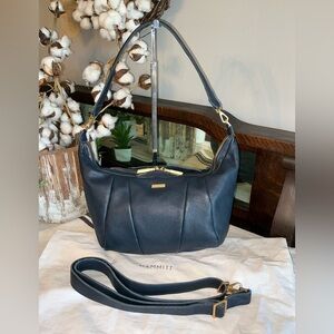 NWOT Hammitt Morgan Small Crossbody Shoulder Bag Navy Tides BG MSRP $395